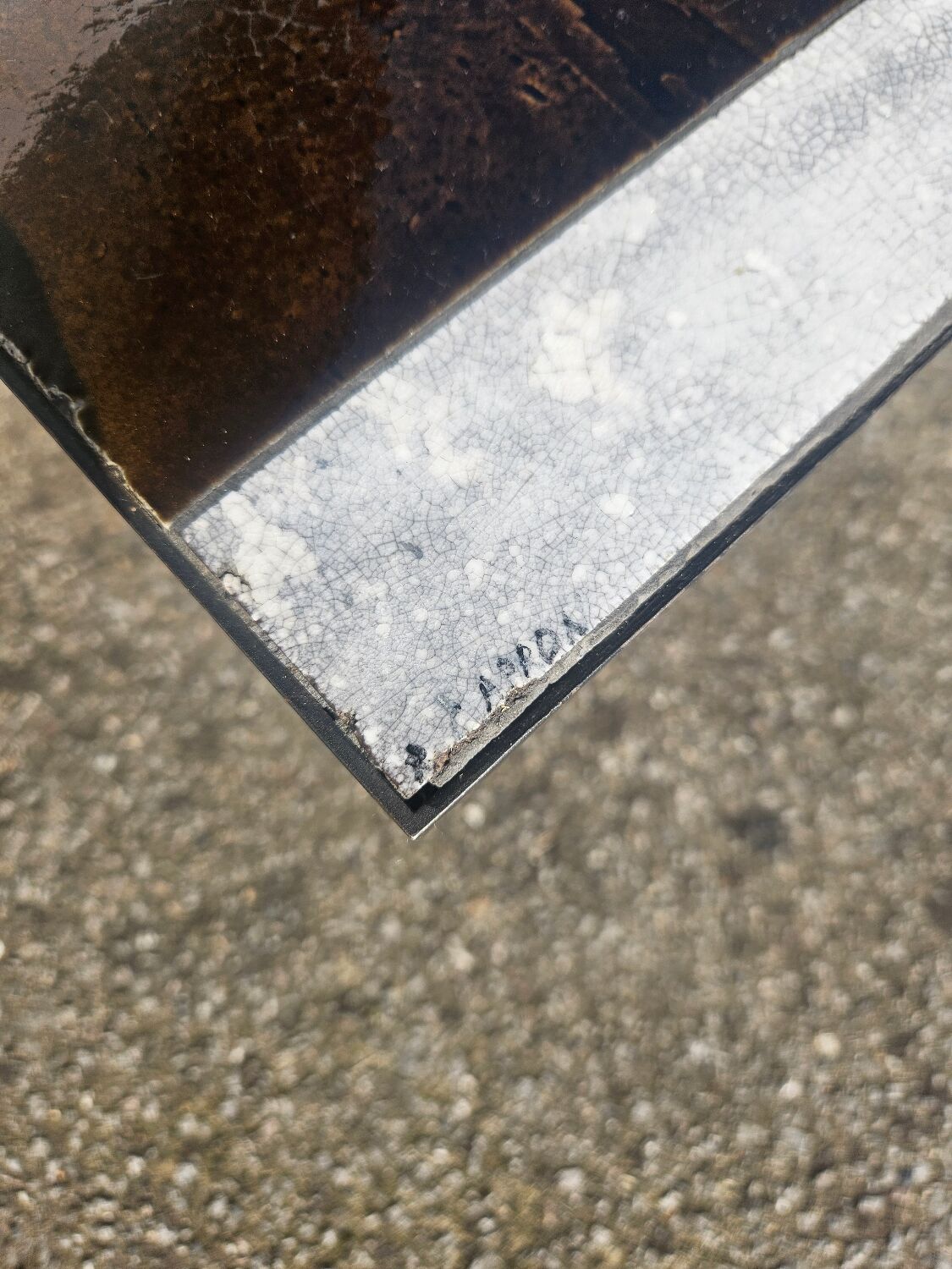 Ceramic coffee table <<< Sun >> by Roger Capron