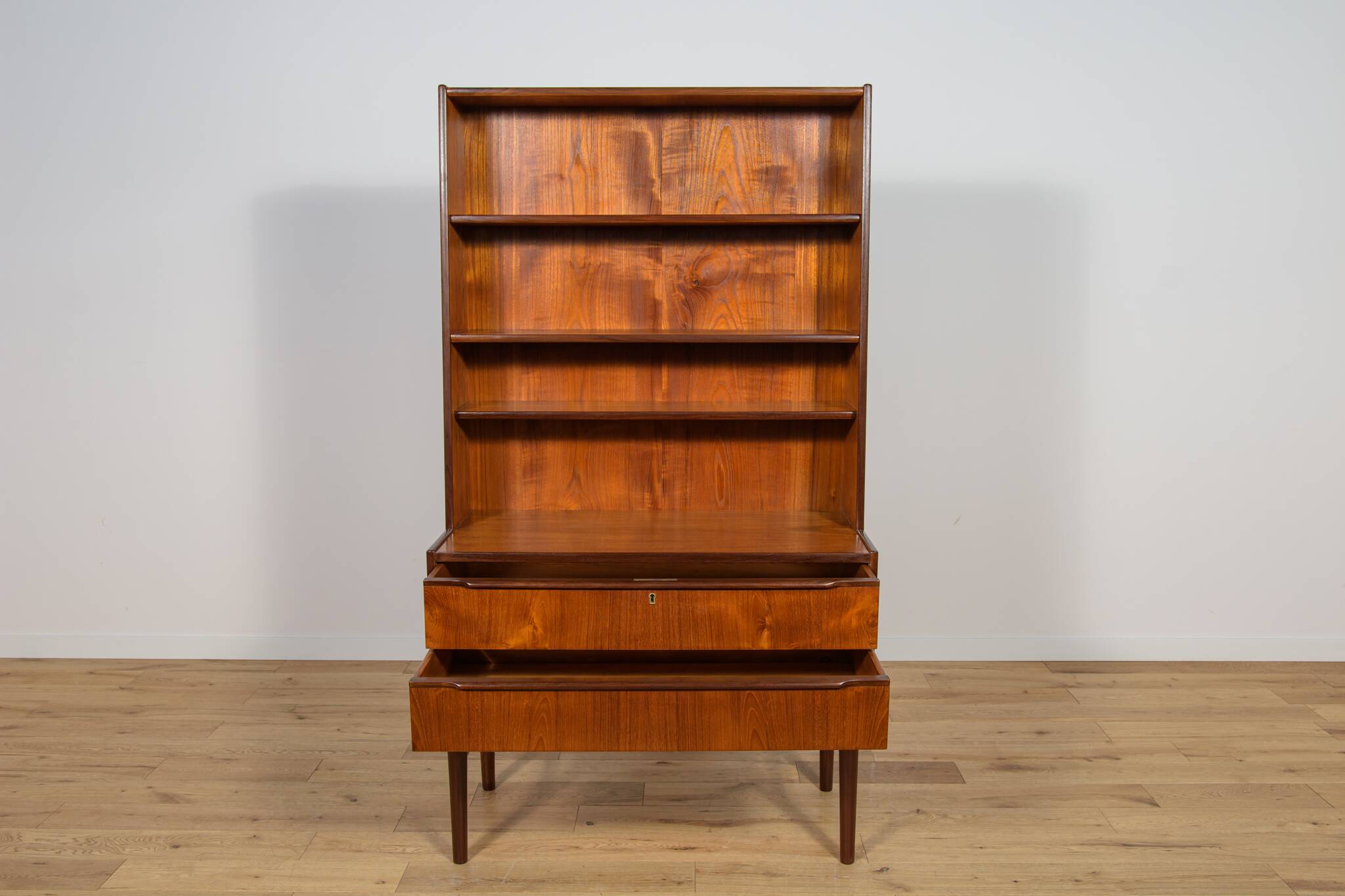 Mid-Century Teak Shelf, Denmark, 1970s