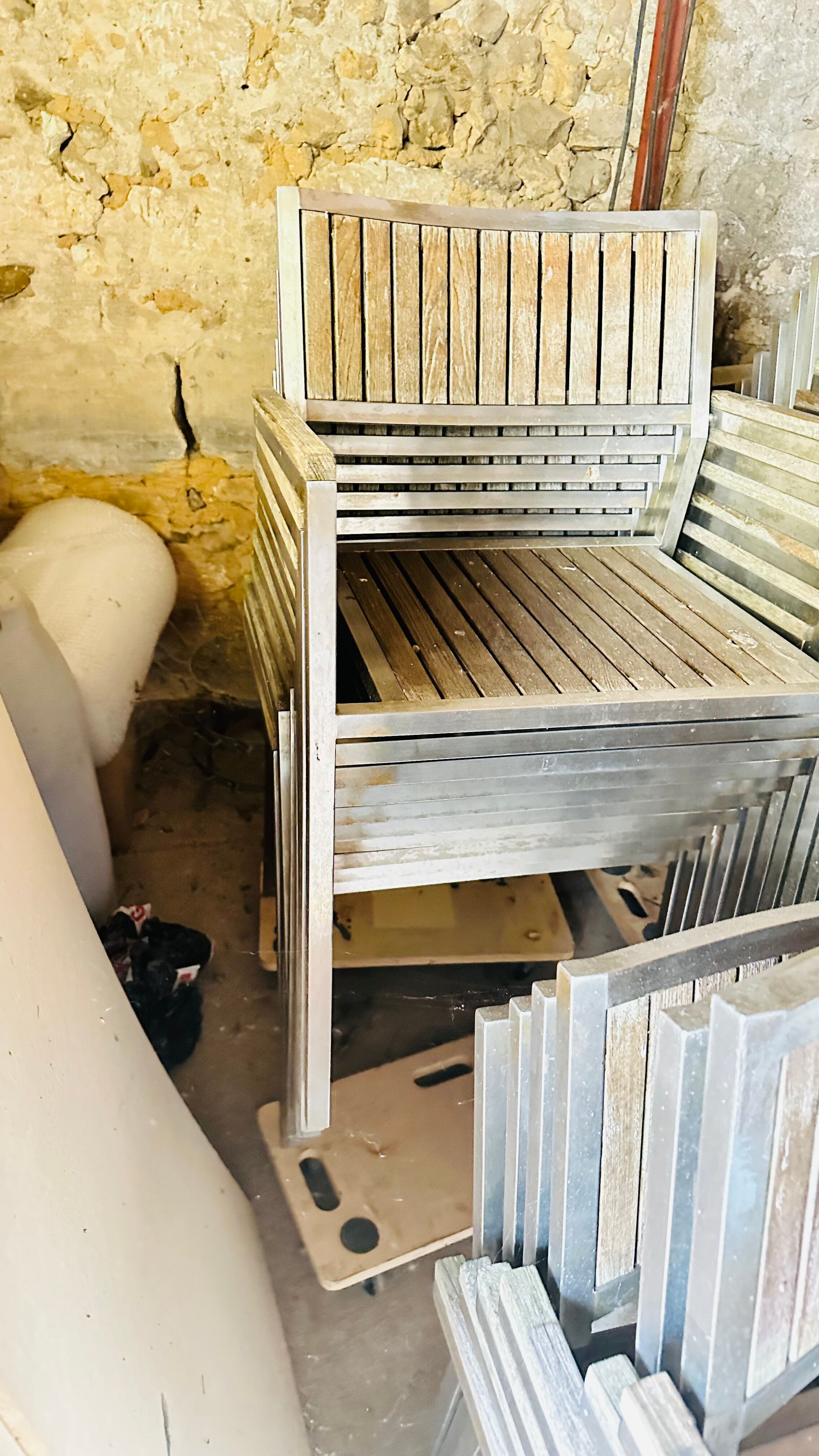 10 Terrace / garden chairs