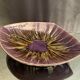 Sylized dish Vintage earthenware cut of Vallauris signed