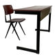 Bureau vintage Galvanitas Netherland avec chaise design hollandais des années 70