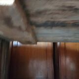 primitive solid wooden table