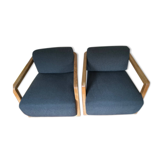 Lot 2 Emmanuel Gallina AMPM fireside chairs