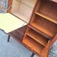 Vintage rosewood sideboard, antique secretary furniture, bookcase