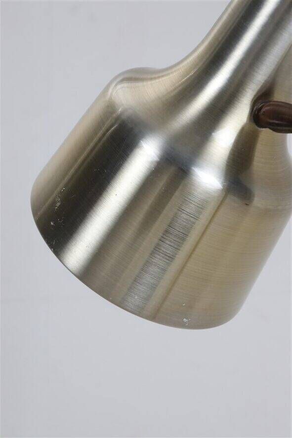 Dansa lamp / C. V. Østergaard floor lamp / reading lamp with "rocket" base / 1960s / 1970s / brass / Danish modern design