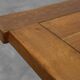 Brutalist Mid-century Oak Dining Table, Belgium 1960s