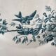 Assiettes plates en terre de fer Longwy "Mignon"