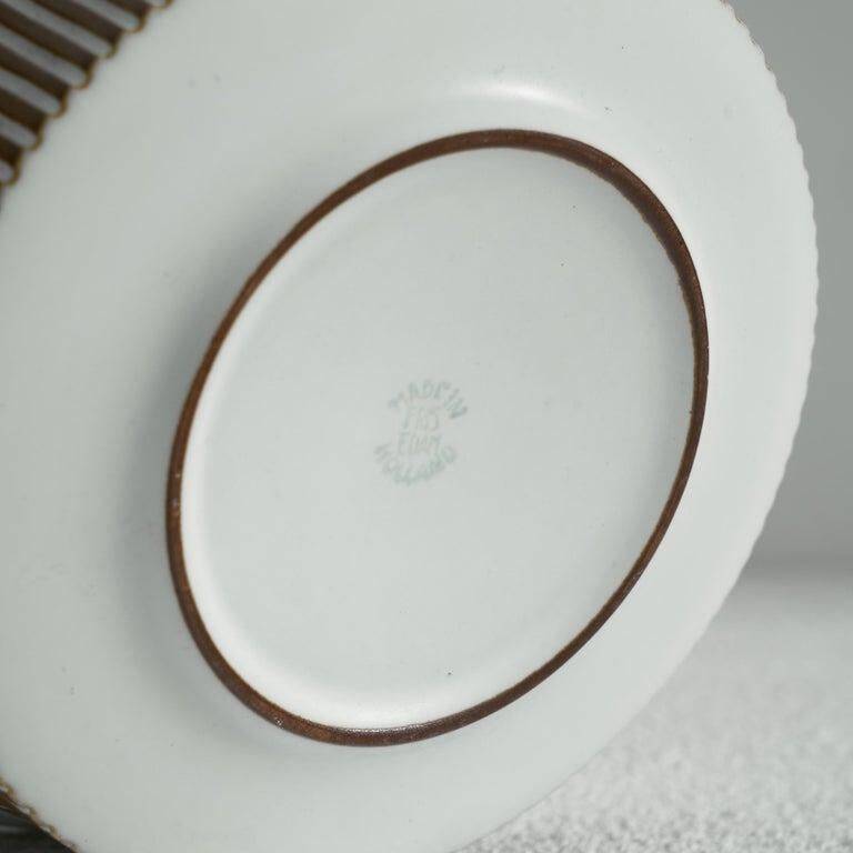 Willem de Vries Modernist Coupe mid-20th century "Cleopatra" with lid for Fris Edam, 1961