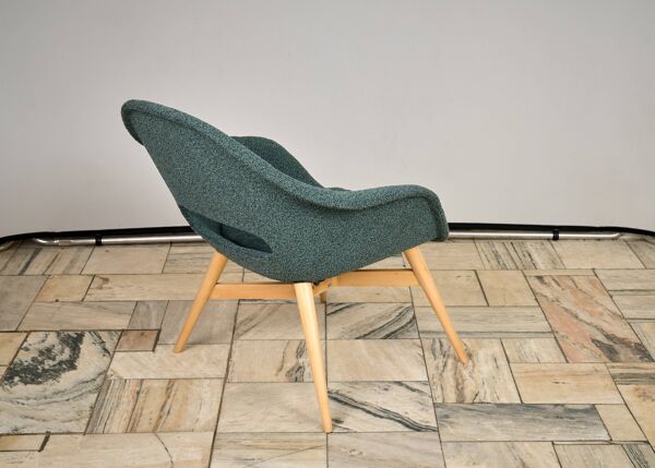 Fauteuil Shell par Miroslav Navratil, années 1960, Tchécoslovaquie