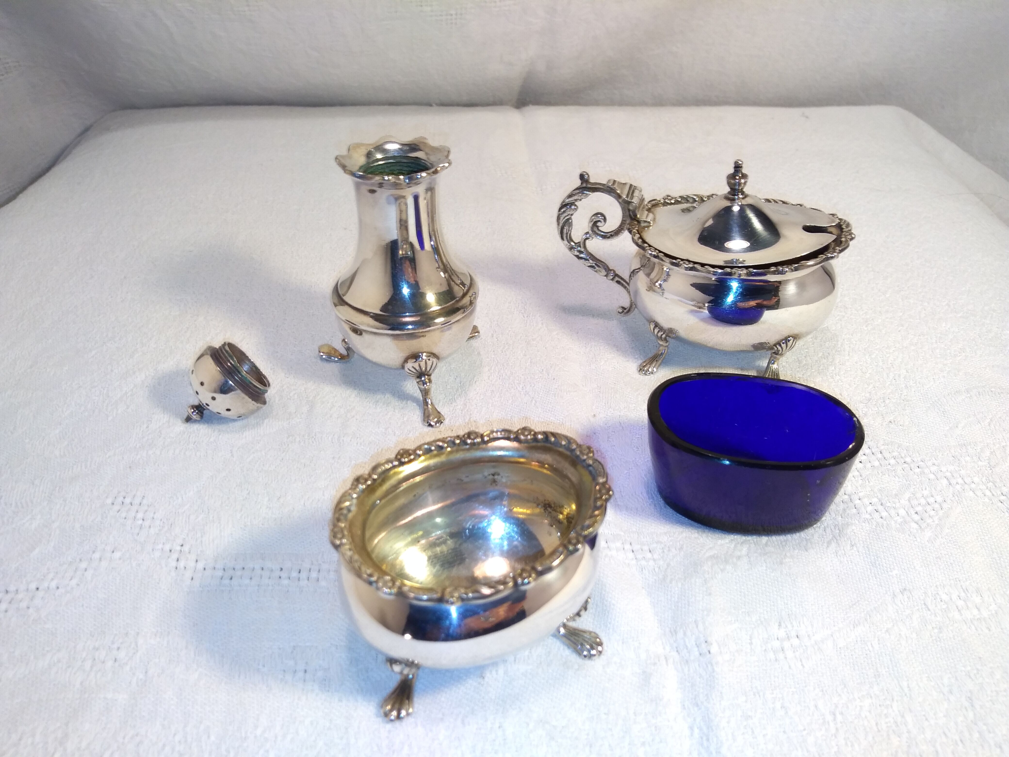 Mappin condiment set - Webb silver metal | Selency