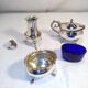 Mappin condiment set - Webb silver metal