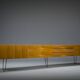 Mid-Century Wall Unit Cabinet and Sideboard in Walunt, 1970s, Set of 2