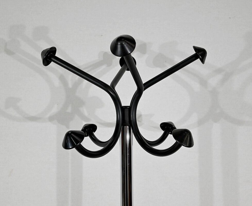Coat rack Swivel in chromed metal - 1960