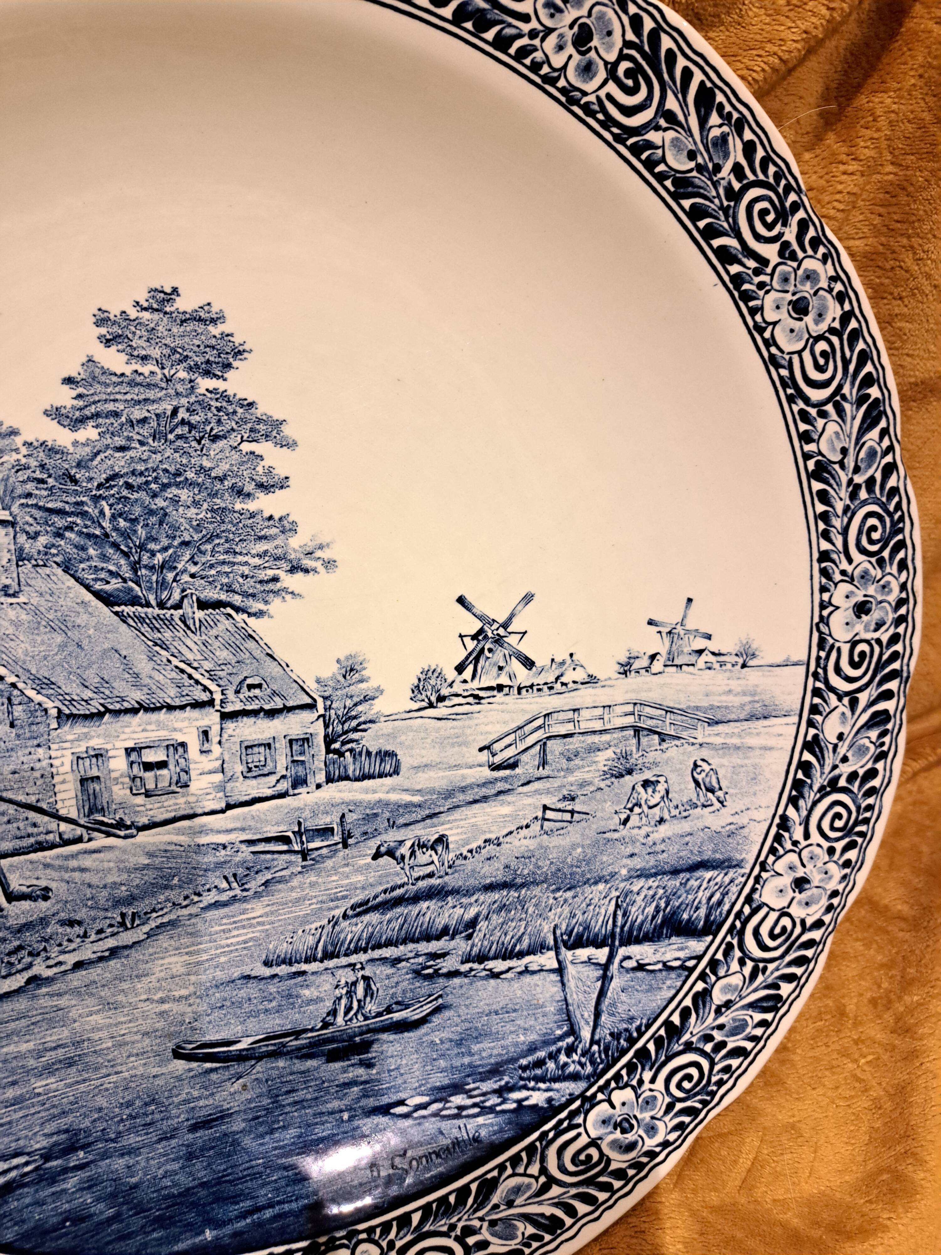 Decorative plate Delft