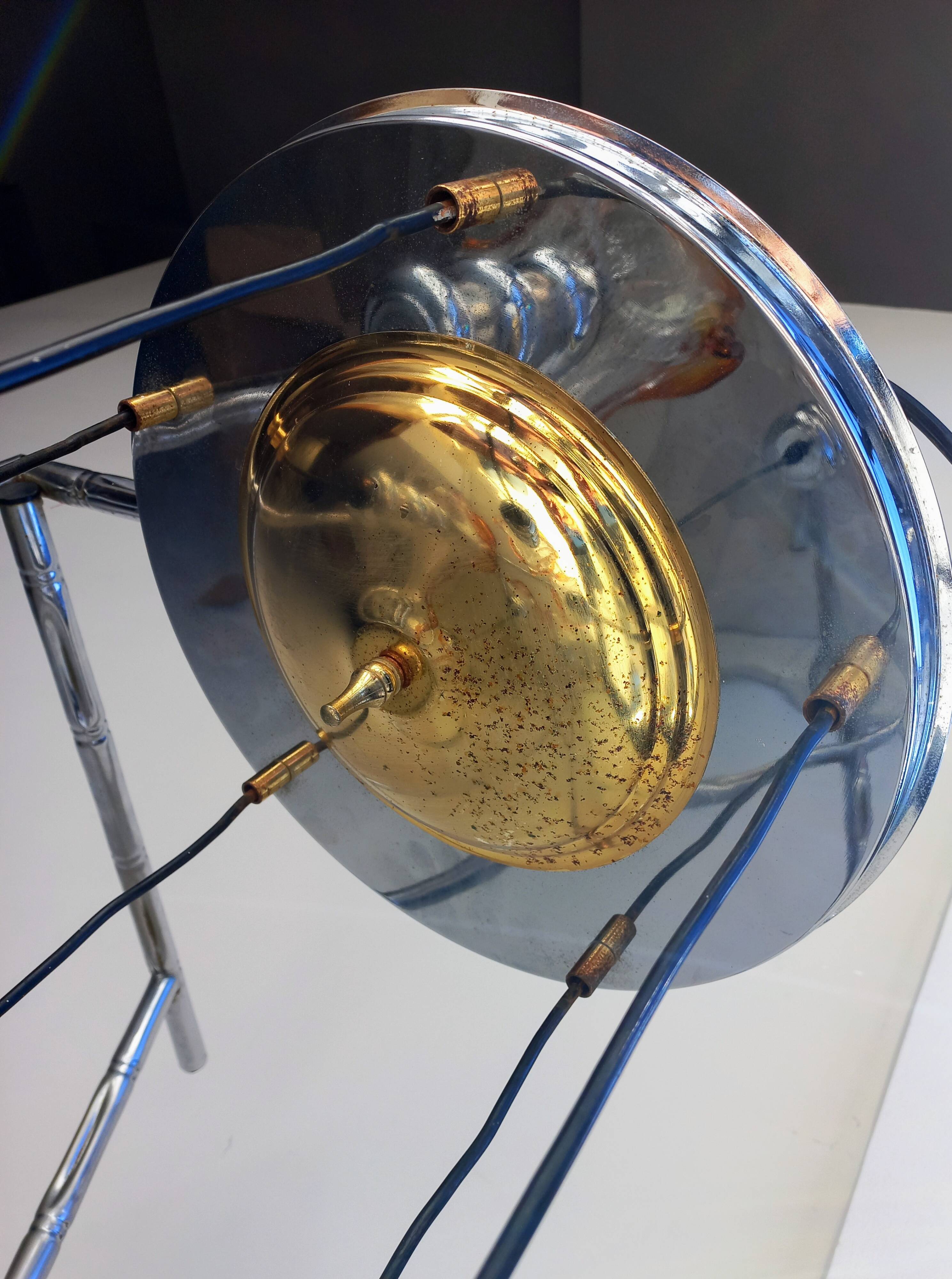 Luminaire italien à cinq suspensions