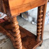 Console Napoleon III with black marble