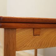 Table extensible, design danois, années 1970, fabricant : SKM