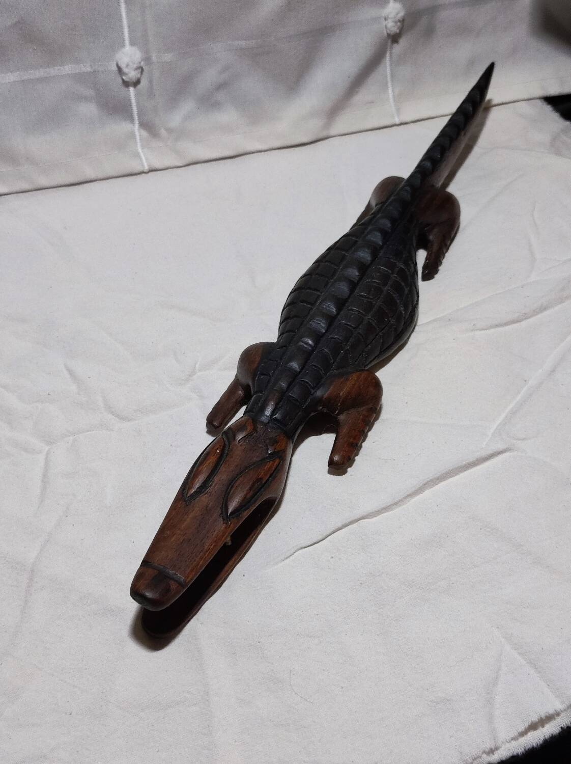 Wooden crocodile
