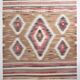 Grand Kilim Vintage Géométrique, Tons Terre & Rouge, Fait Main, 293x386 Cm