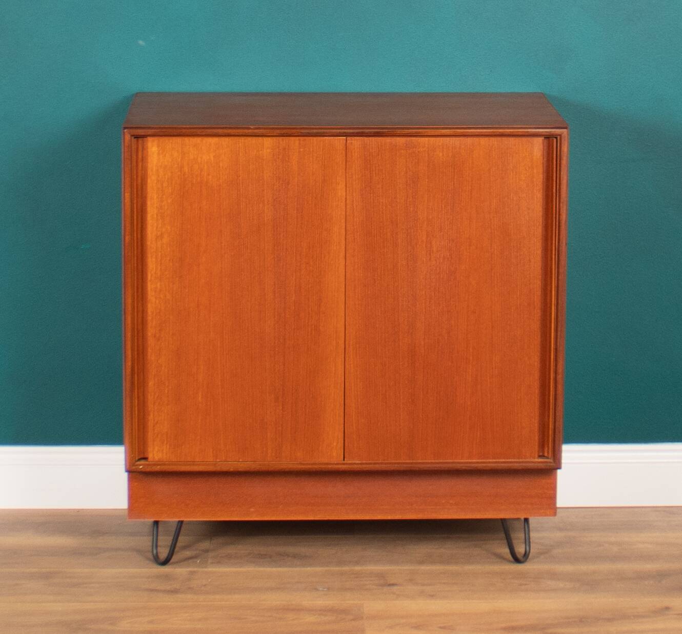 Retro Teak 1960s G Plan Form Five Sideboard On Hairpin Legs