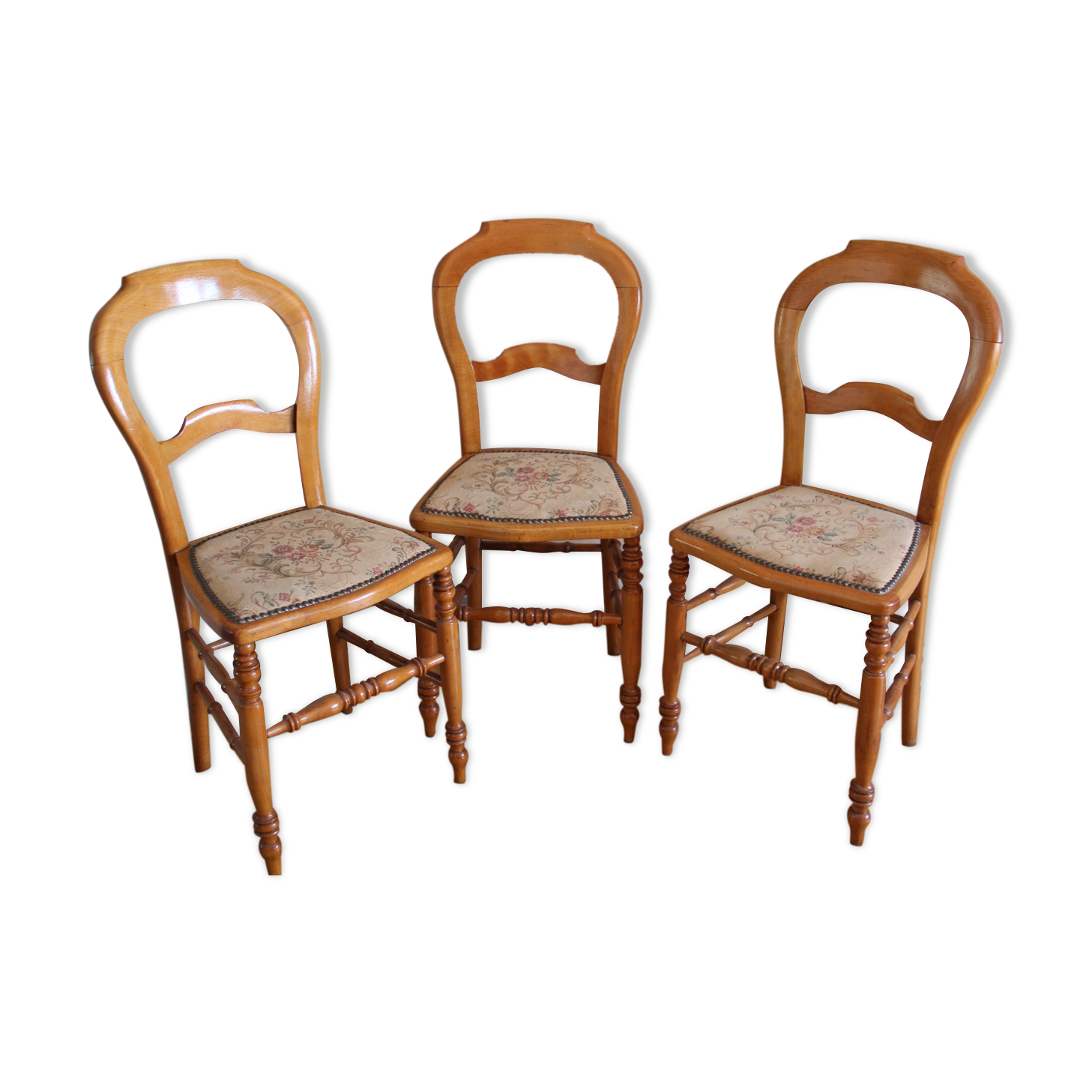 3 Louis-Philippe chairs