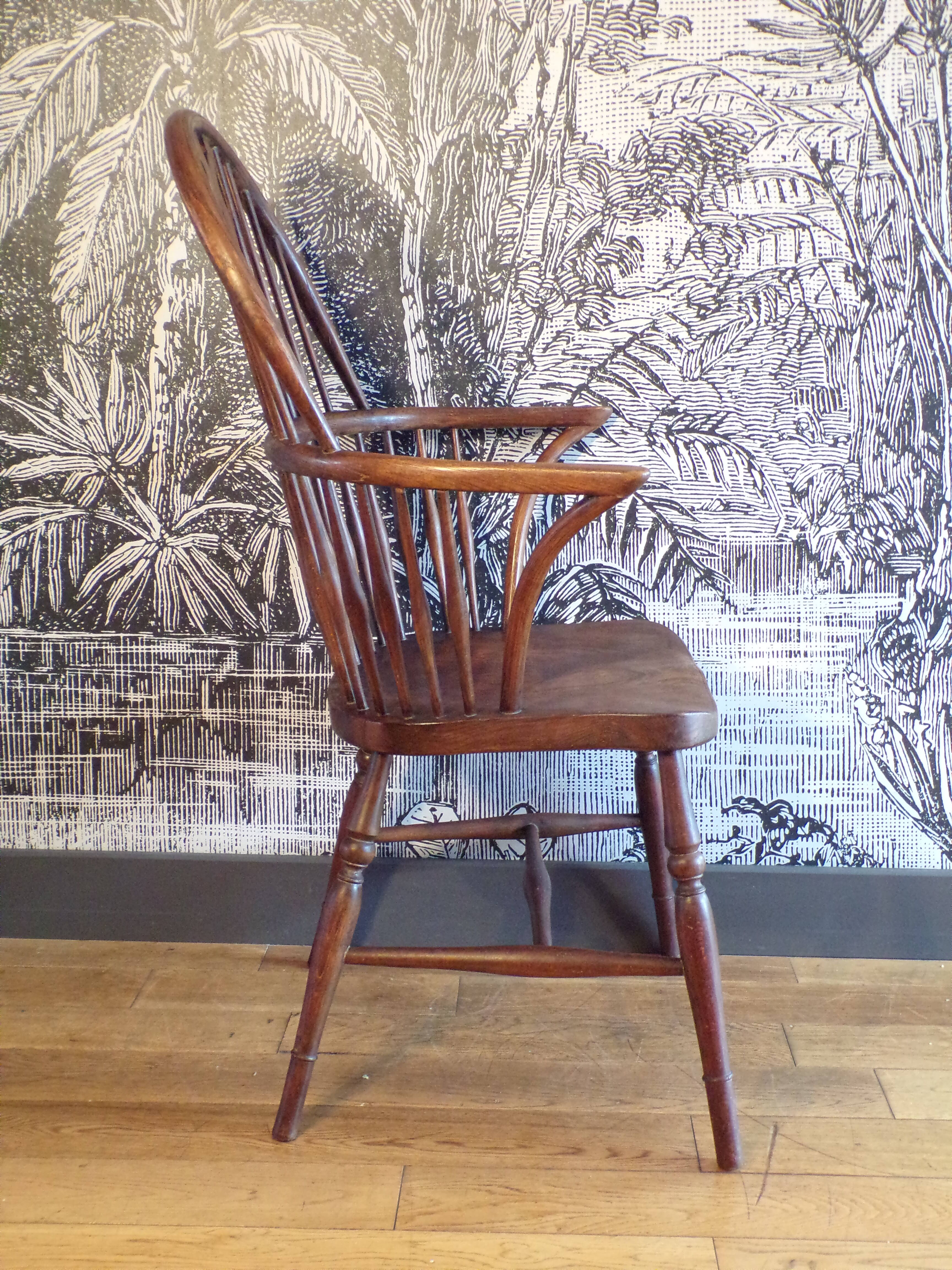 Scandinavian armchair windsor