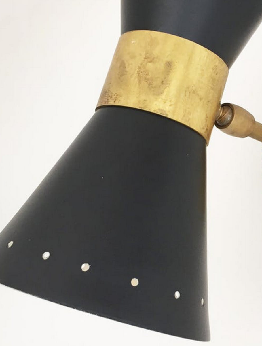 Wall lamp in the style of Italian creations of the 50s