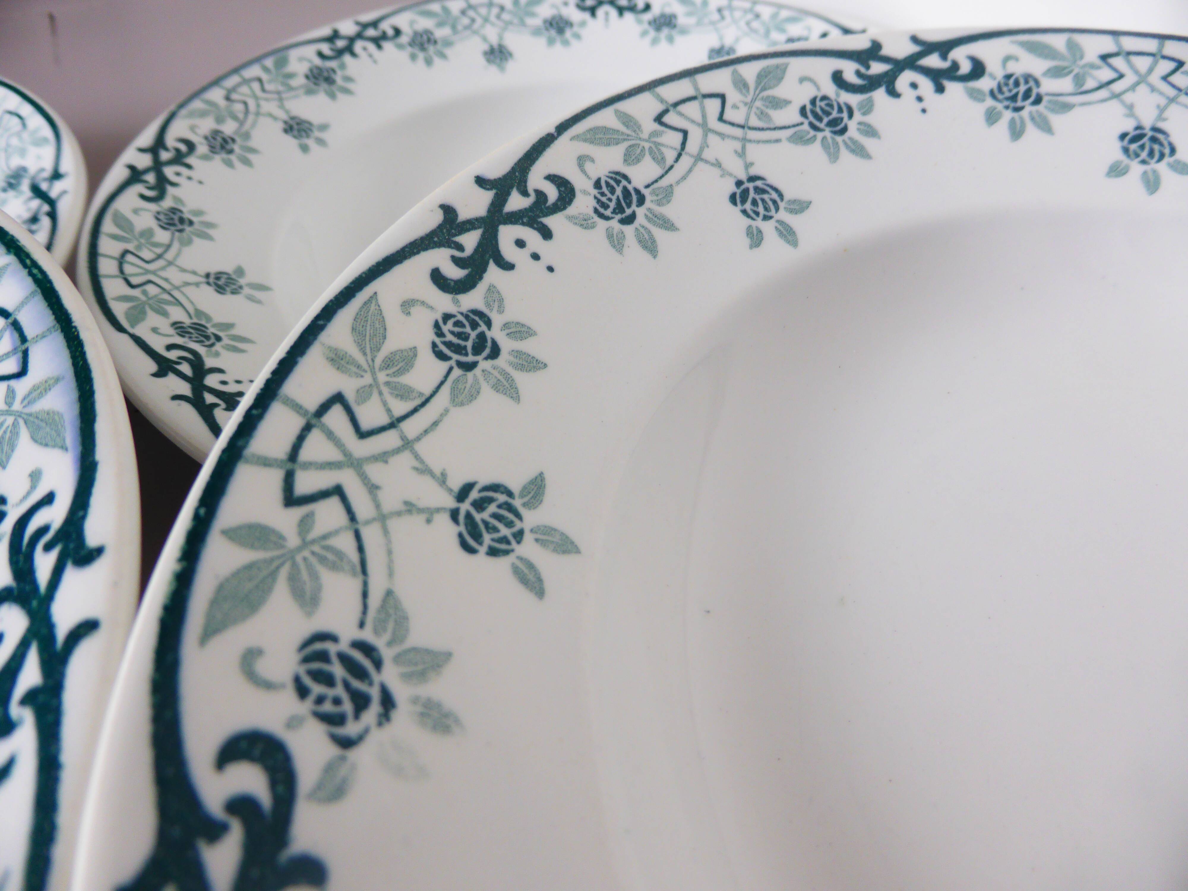 6 soup plates from St Amand and Hamage, Bleriot model 2008153