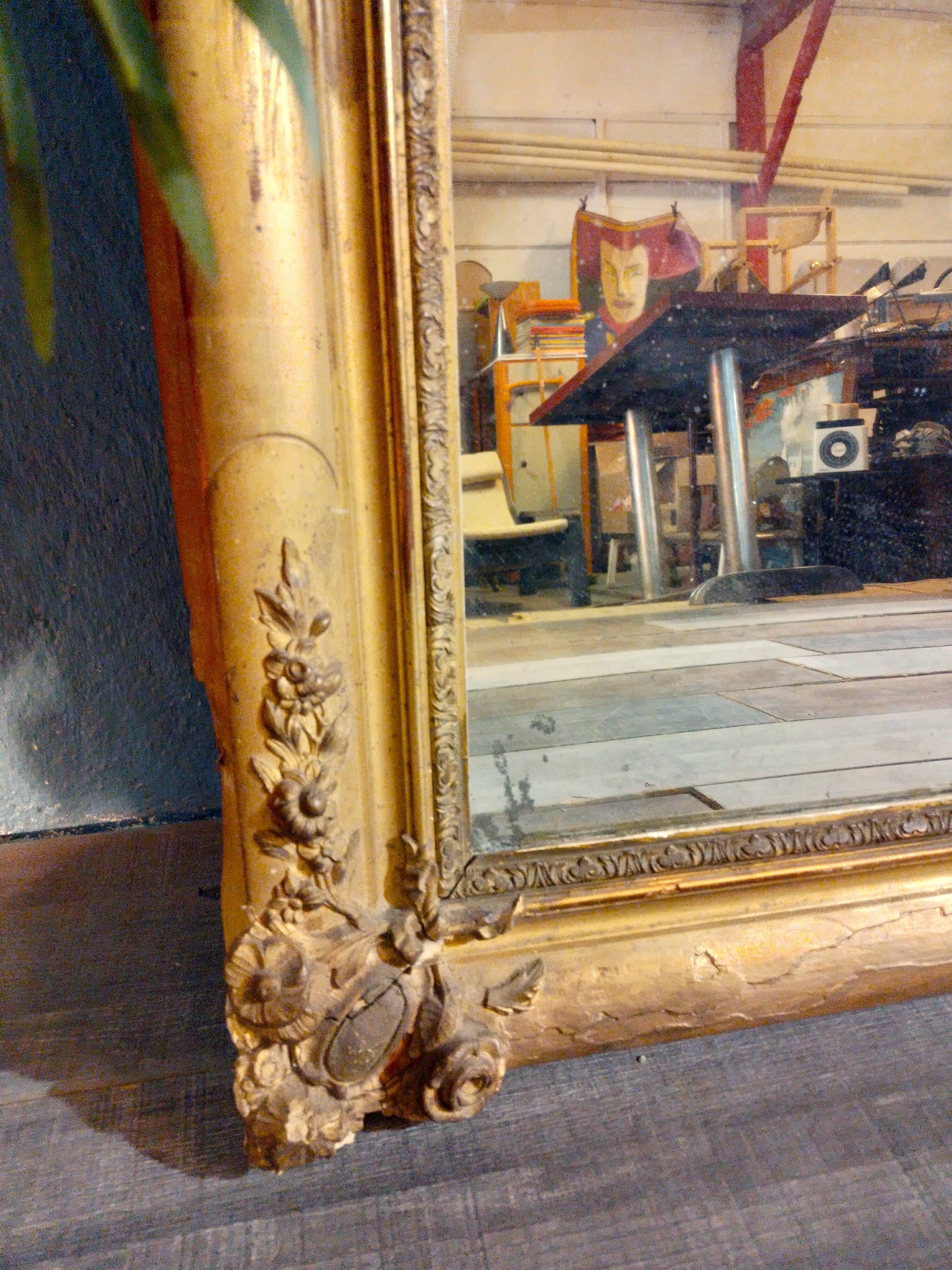 19th century wall or table mirror