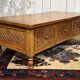 Teak coffee table, Indian craftsmanship from the 1970s.