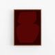 Abstract burgundy giclee print, 50x70