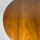 Italian round table with tapered brass leg ends, 1950s