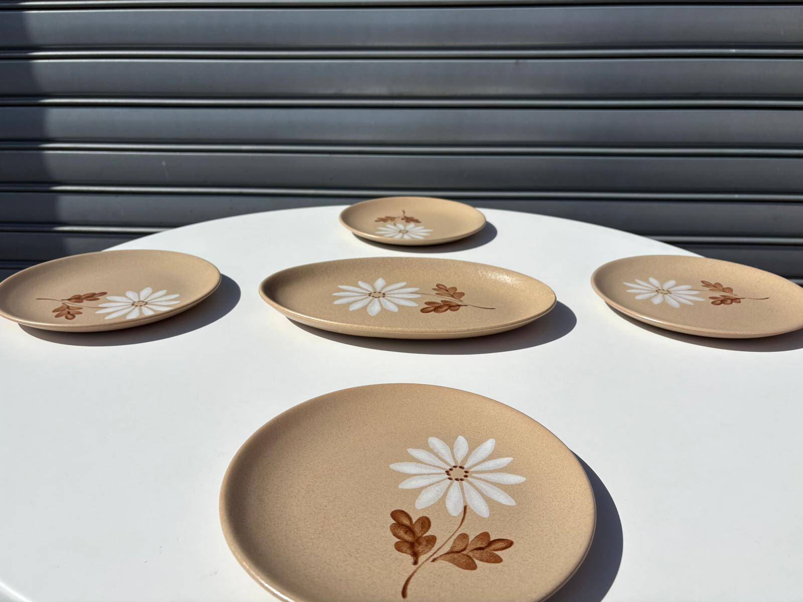 Vintage St Amand Earthenware Plate – “Autumn” Model