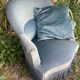 Toad Chair - electric blue - with its cushion