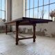 Table repas style drapière noyer 2m5/3m5 1900