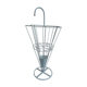 Porte parapluie metal forgé blanc