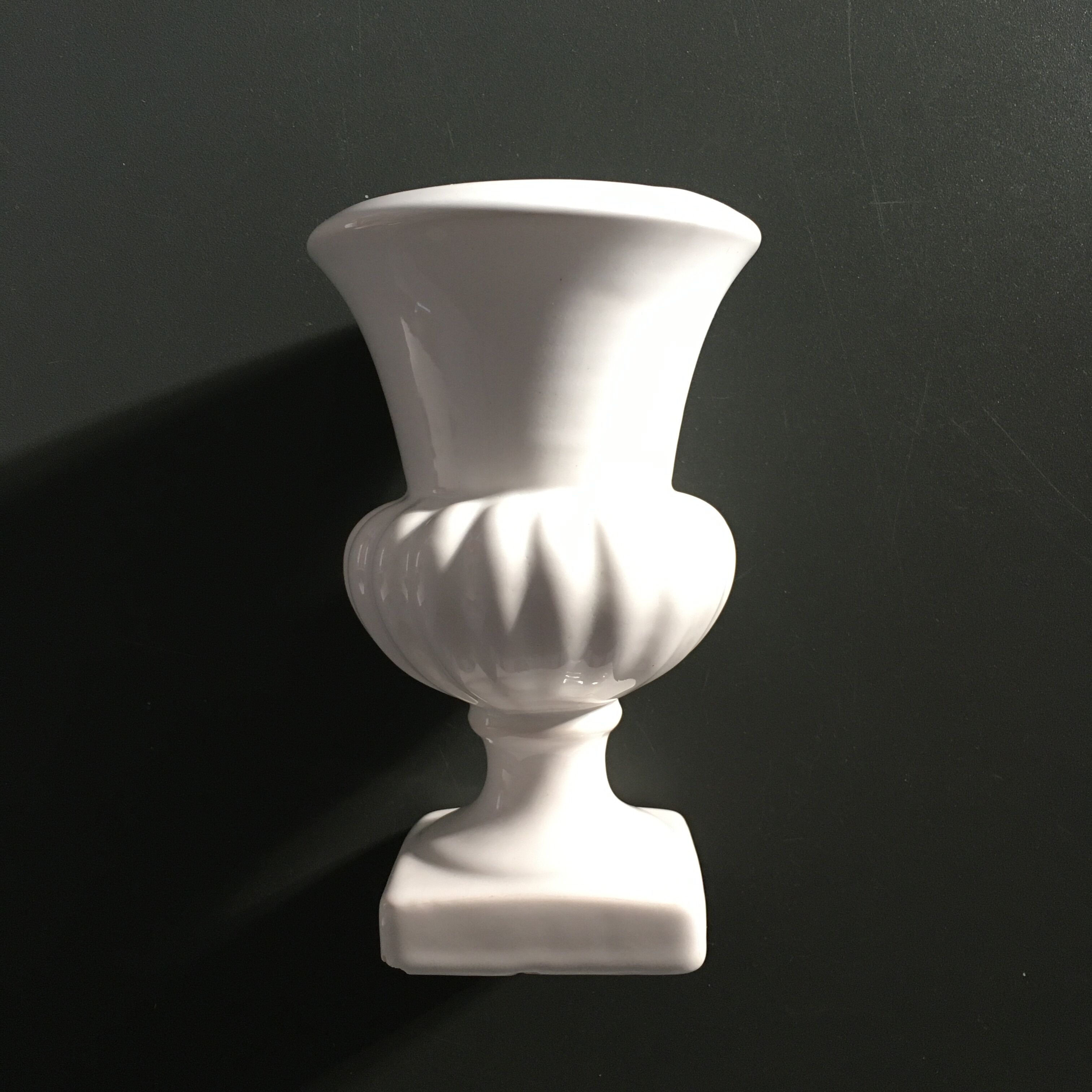 White Medici Vase