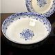 4 old Moustiers plates