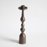 Brutalist candle stick, 1970s
