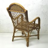 Armhair wicker for child