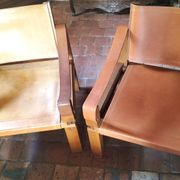 Pair of Lounge Armchairs S10 "Sahara" (Range X) by Pierre Chapo