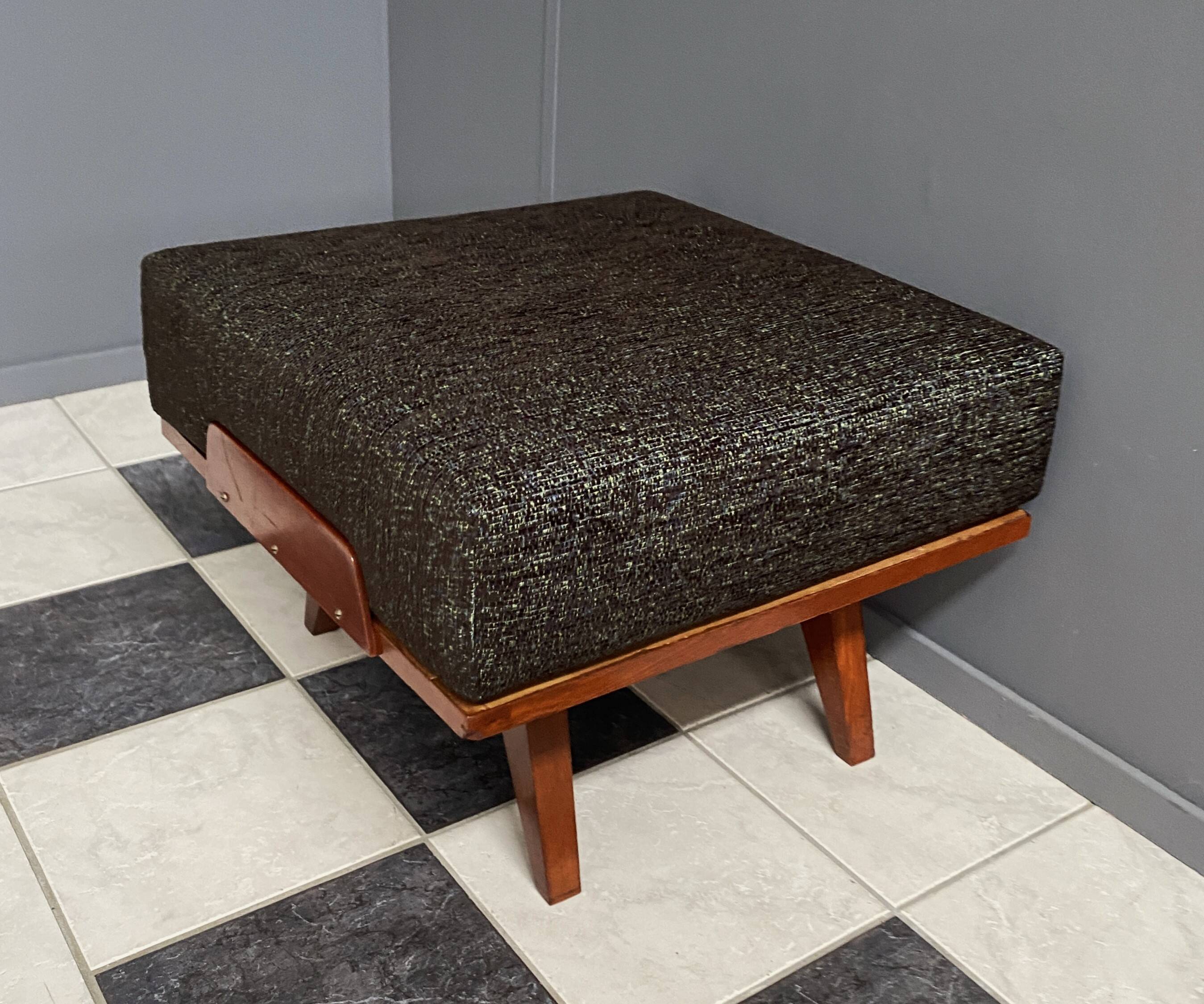 Tabouret, repose-pieds XXL par Frantisek Jirak, années 1960