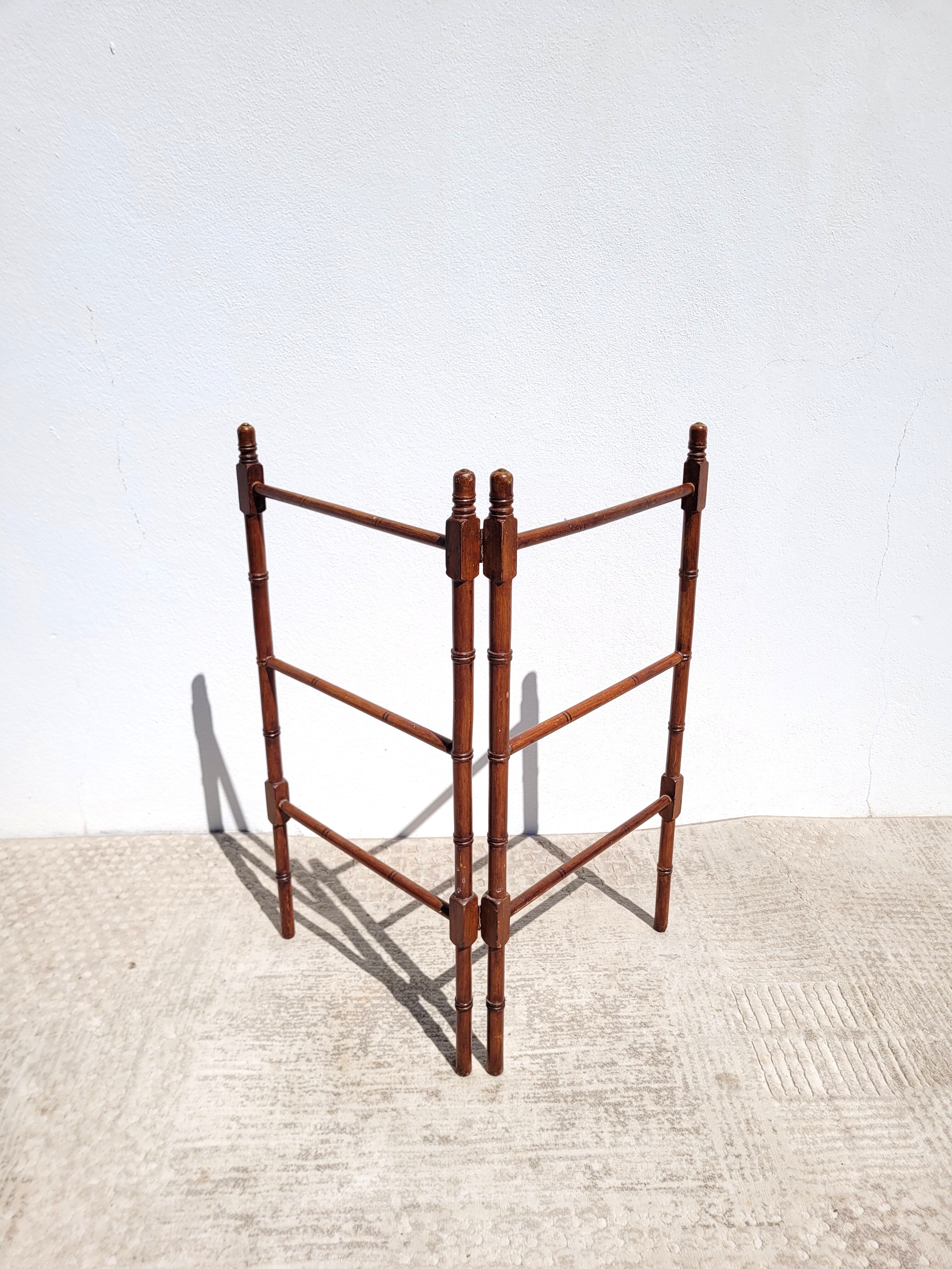 Towel rack old bamboo