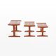 Tables gigognes de Skovmand & Andersen, années 1960, lot de 3