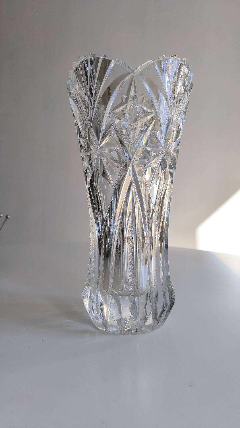 Vintage Vincennes vase by Cristal D'Arques Durand in crystal
