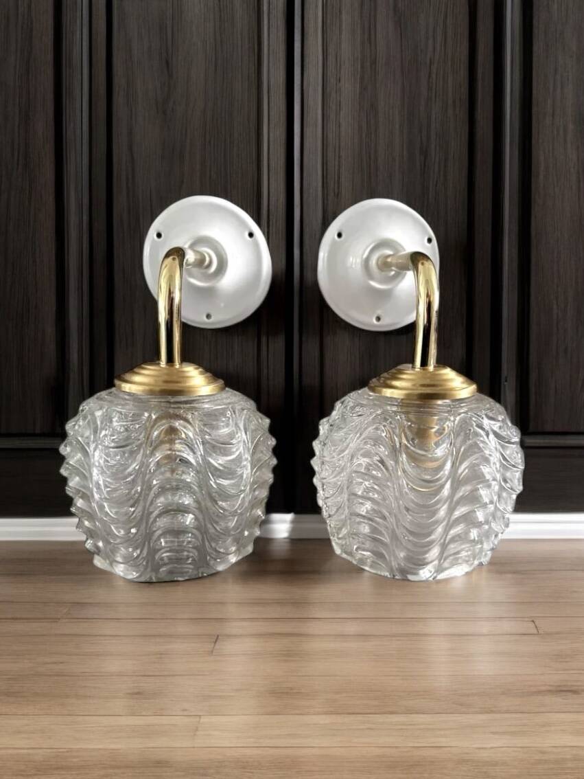 Pair of vintage wall sconces