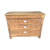 Louis Philippe chest of drawers in raw wood