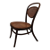 Bentwood and cane nursing chair by J&J Kohn, 1910