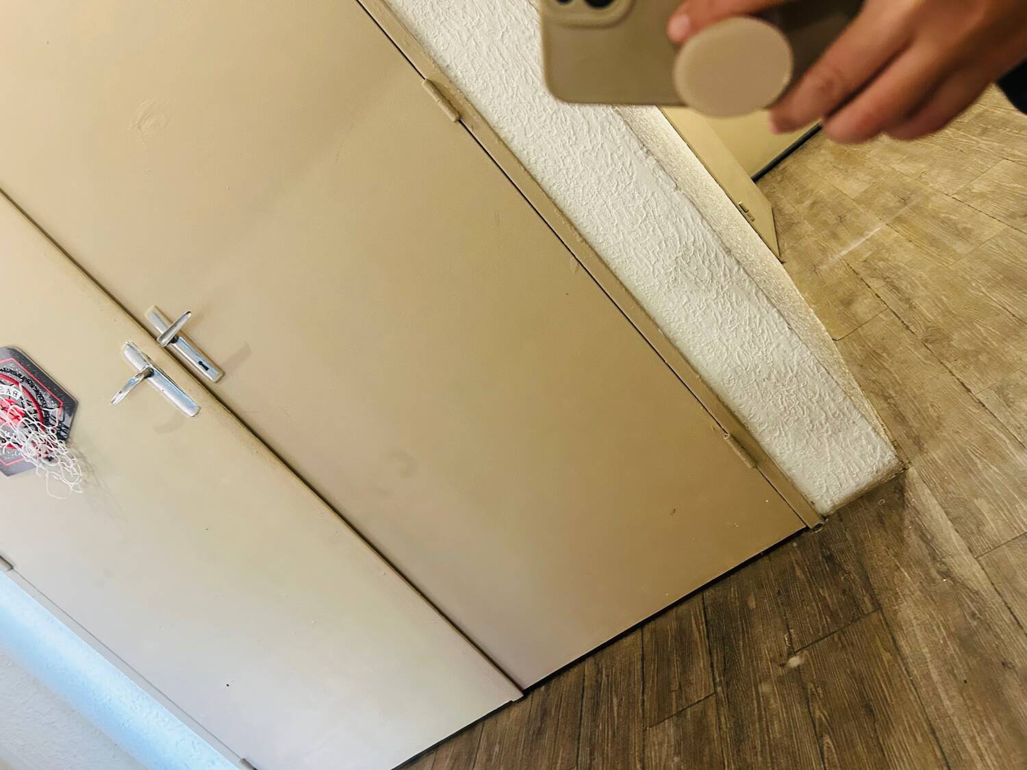 Antique gilded mirror in old Louis Philippe wood