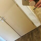 Antique gilded mirror in old Louis Philippe wood